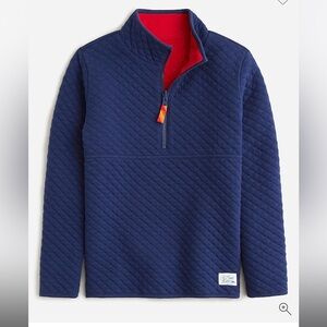 Crewcuts boys Blue Quilted Zip-Up Sweater